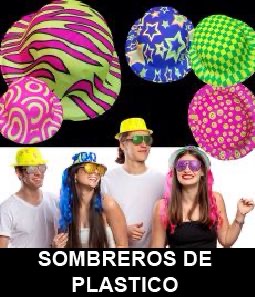 SOMBREROS DE PLASTICO